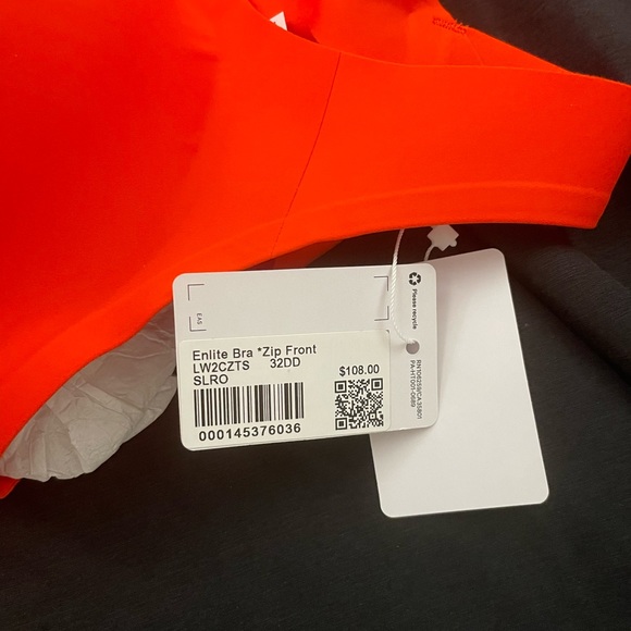NWT Lululemon Enlite Bra *Zip Front 32DD - Picture 4 of 5
